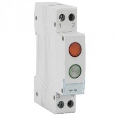 Ενδεικτική Λυχνία Ράγας LED 230V Πράσινη-Κόκκινη ELD-RG 401559